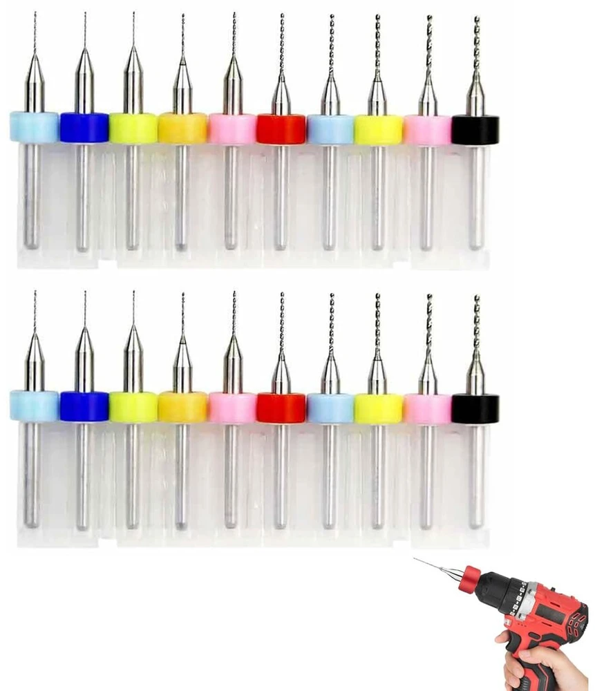 20 dalių mini grąžtų rinkinys, skirtas modeliavimui, mikro grąžtų rinkinys, volframo plienas, mikro spiraliniai grąžtai, pcb plokštė, graviravimo grąžtų rinkinys skirtas grubiam akmeniui, juvelyrikai, perforavimui, graviravimui