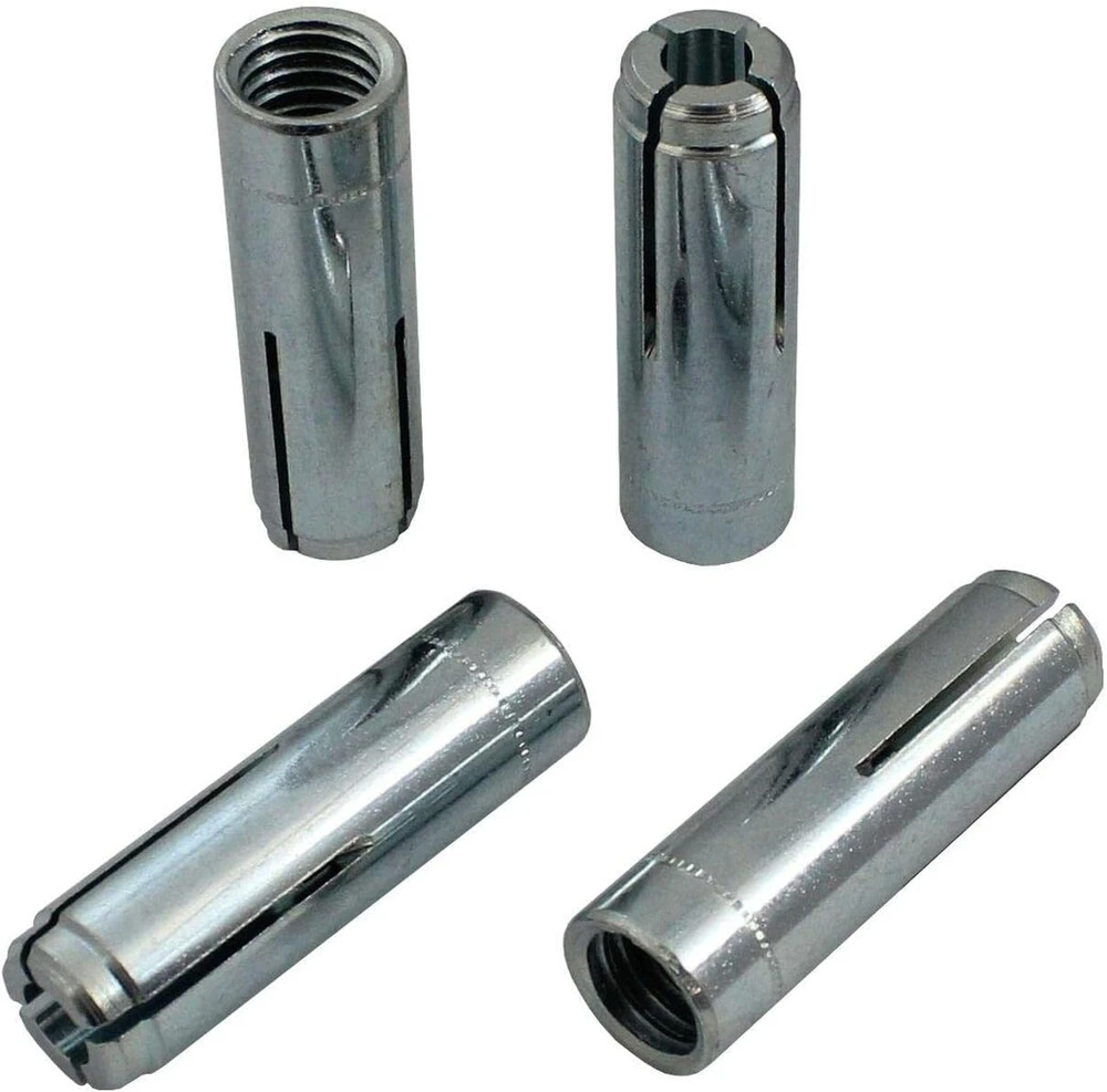20 x Lumonic Įkalamos inkarinės vinys M10 x 40 Cinkuotos I Naudojamos kaip pleištinės inkarinės vinys, metaliniai kaiščiai, varžtų inkarai, greito montavimo kaiščiai I Skirtingiems tipams, montuojant kiaurai