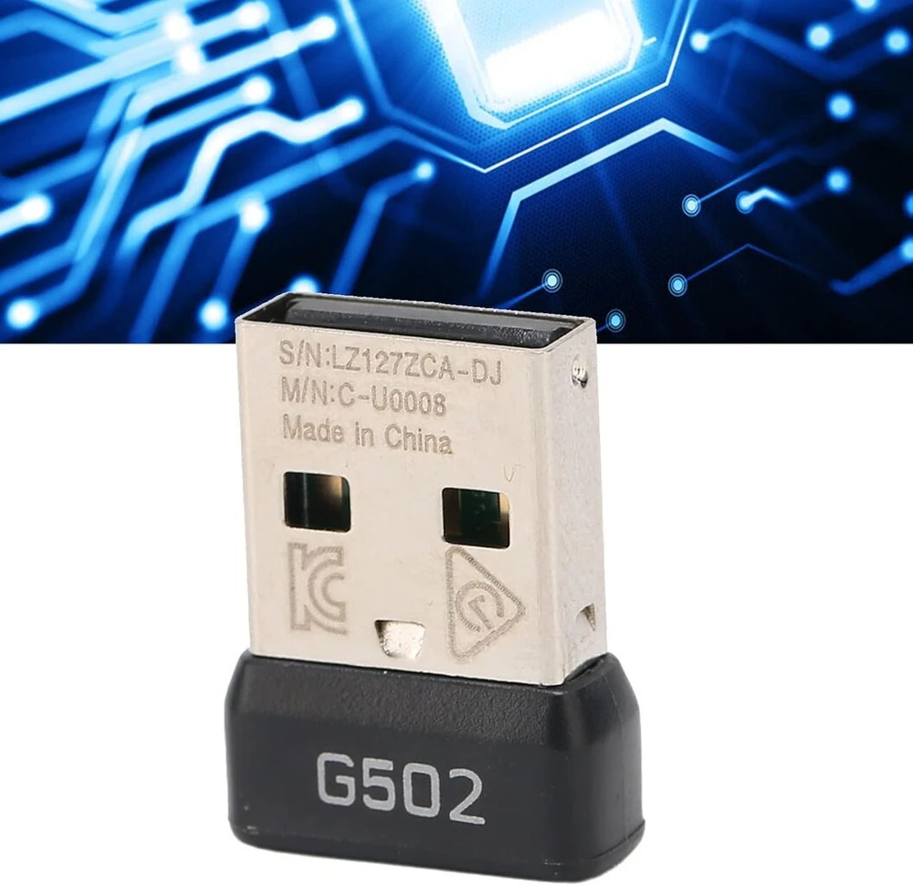 2.4 Ghz belaidis Usb adapteris, nešiojamas Usb pelės imtuvo pakaitalas, patvarus Abs metalinis Usb siųstuvo imtuvas, skirtas G502 Lightspeed pelei