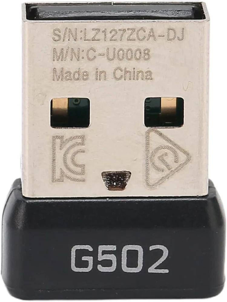 2.4 Ghz belaidis Usb adapteris, nešiojamas Usb pelės imtuvo pakaitalas, patvarus Abs metalinis Usb siųstuvo imtuvas, skirtas G502 Lightspeed pelei