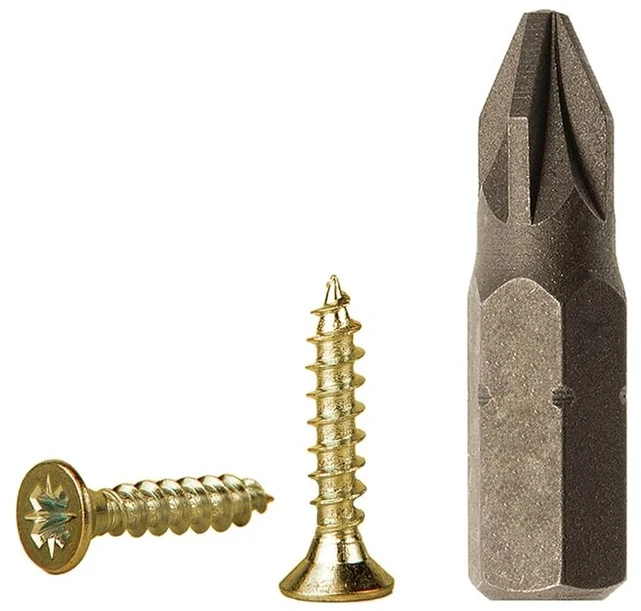 (2500 vnt. pakuotė) Geltono cinkuoto plieno 2,5 x 10 mm medvaržčiai, skirti medienos drožlių plokštėms, universalūs Pozi Drive varžtai Pz su pilnu sriegiu, įleidžiama galvutė Pozidriv (2500, 2,5 x 10 mm)
