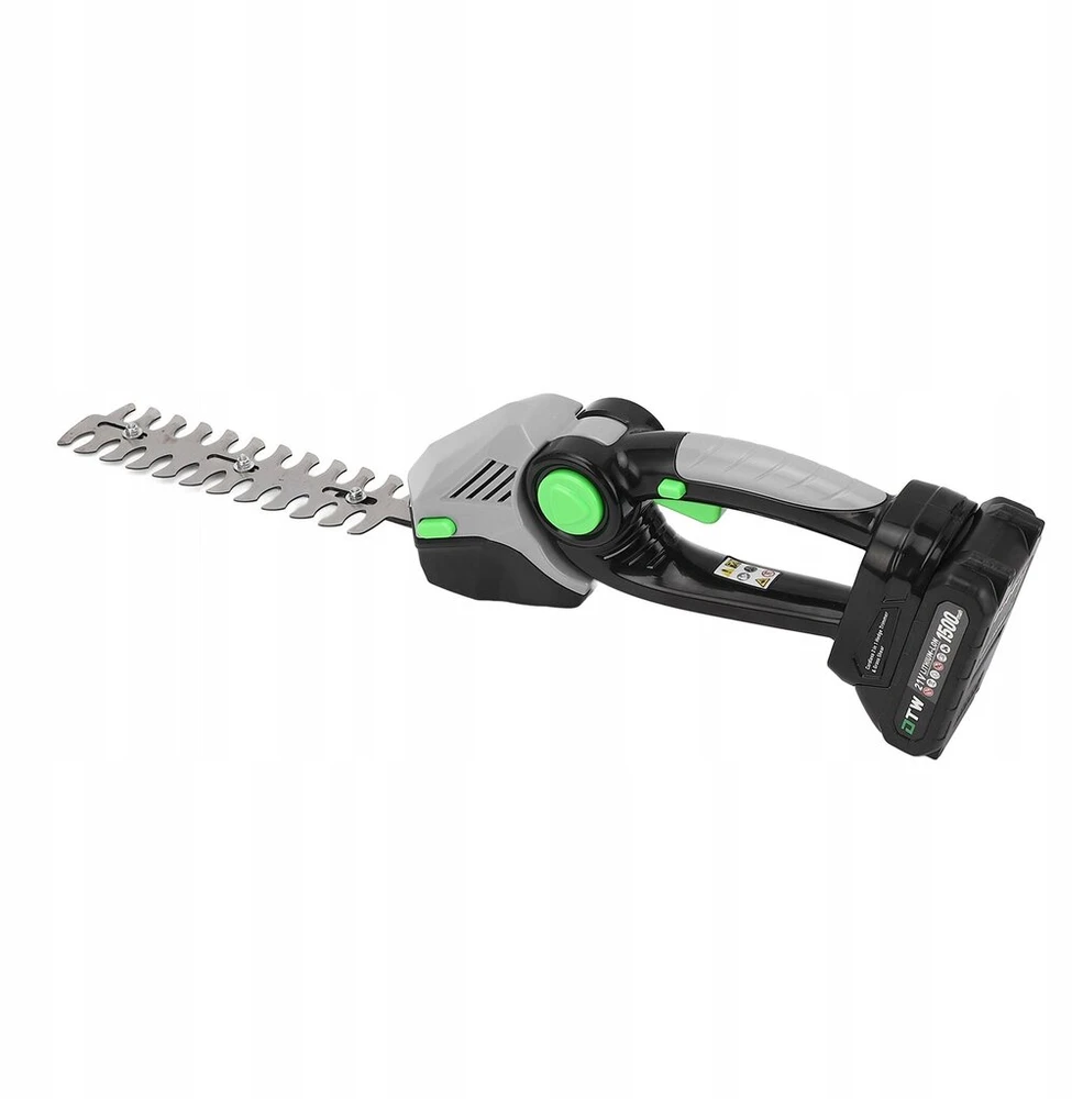 2in1 21v 1,5ah akumuliatorinės gyvatvorių žirklės 22000rpm