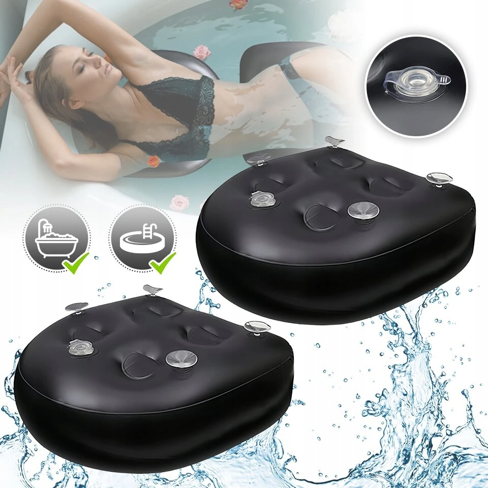 2x Sėdynės pagalvėlė-paaukštinimas Jacuzzi sūkurinei voniai
