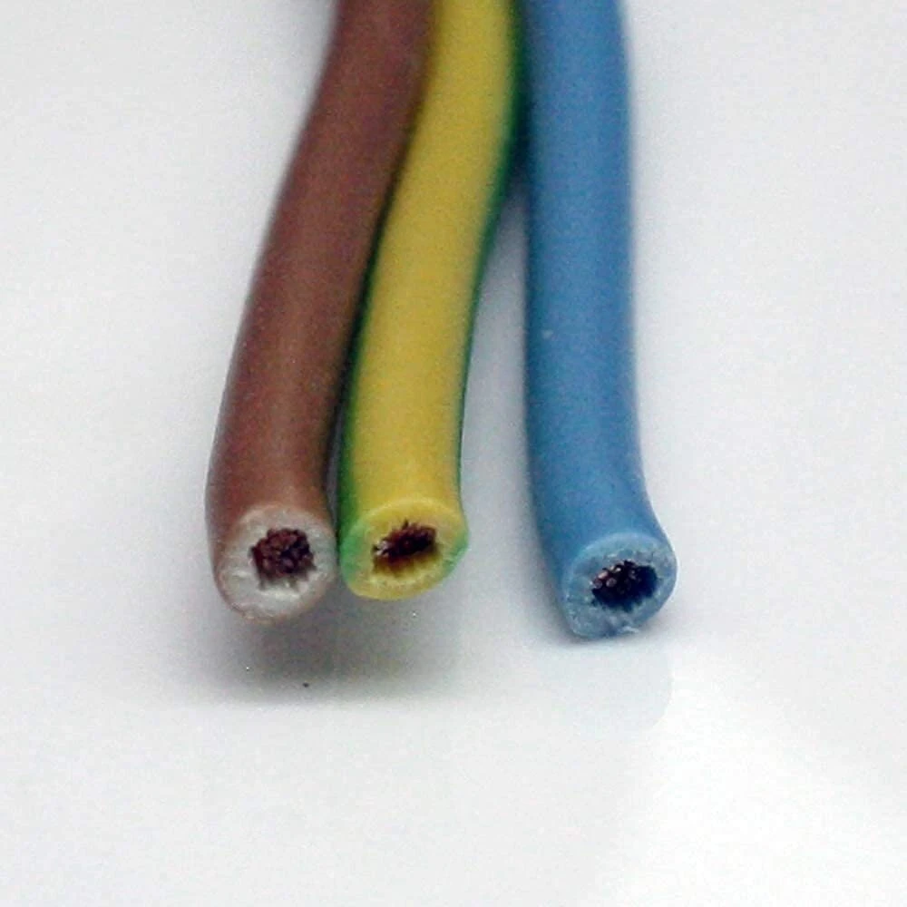 3 m kabelis Fawn H03vv-f 3 x 0.75 mm² Pvc izoliuotas žarnos kabelis 3g šviesos kabelis lempos kabelis maitinimo kabelis rudas