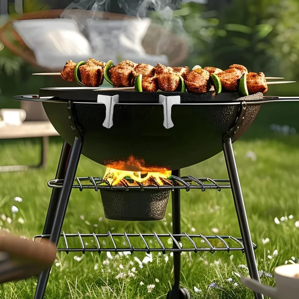 3 ugnies plokščių tarpiklių rinkinys, universalus nerūdijančio plieno tarpiklių rinkinys, ugnies plokštės priedai ugnies statinei, ugnies dubeniui, virdulio griliui, bbq diskui