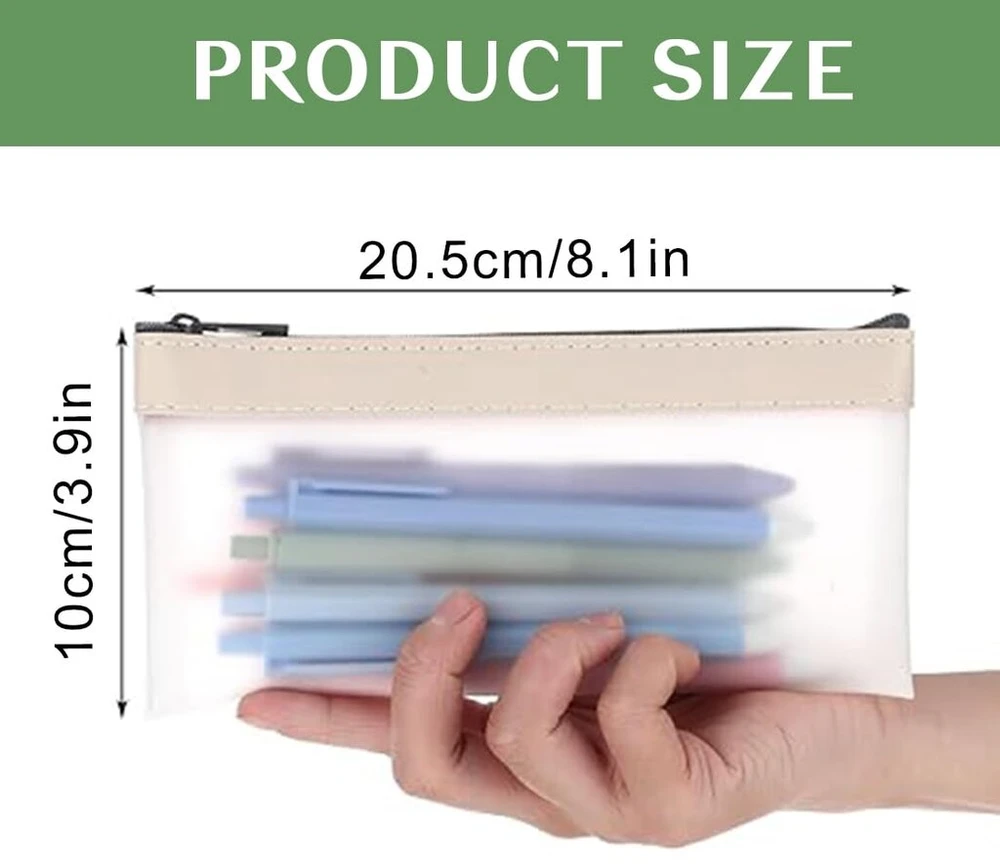3 užtrauktukų piniginių rinkinys, 20,3 x 9,9 cm vandeniui atsparūs užtrauktukų maišeliai, permatomi vokai pinigams, monetų piniginė, universalus pinigų organizatorius, vokai grynųjų pinigų biudžetui verslui, namams, mokyklai