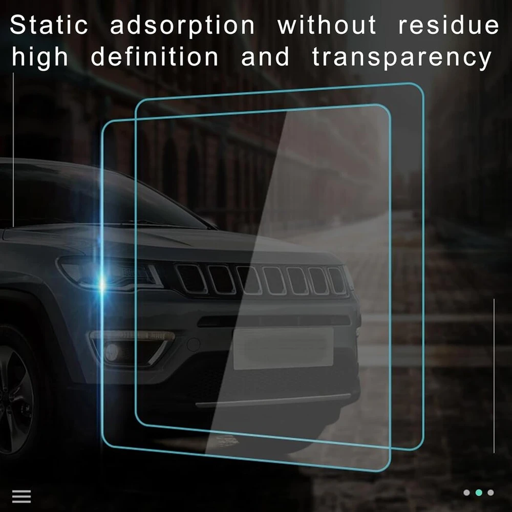 3 vnt. Automobilio kameros antistatinės plėvelės priekiniam stiklui