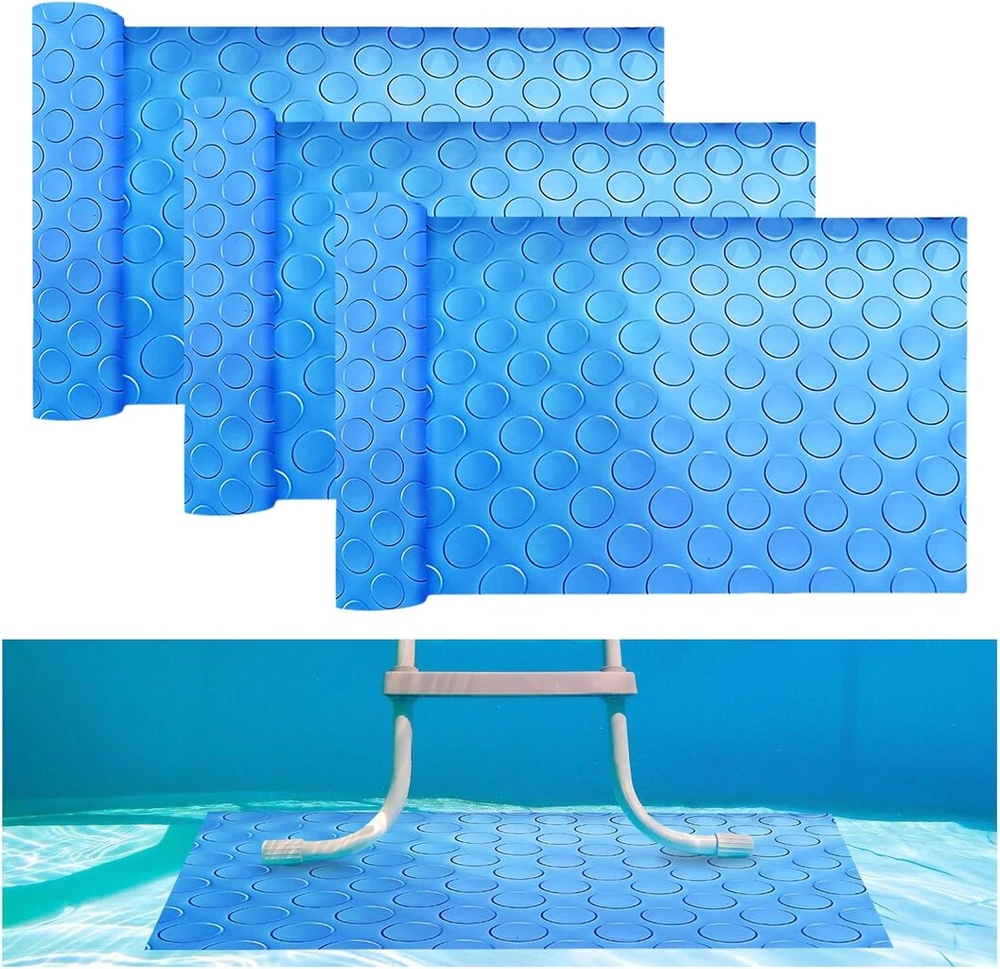 3 vnt. baseino kopėčių kilimėlių rinkinys 90 x 23 cm, baseino kopėčių kilimėlis, apsauginis kilimėlis baseino kopėčioms, paklotas po baseinu su neslystančia danga, baseino kopėčių kilimėlis, neslystantis kopėčių kilimėlis baseinams