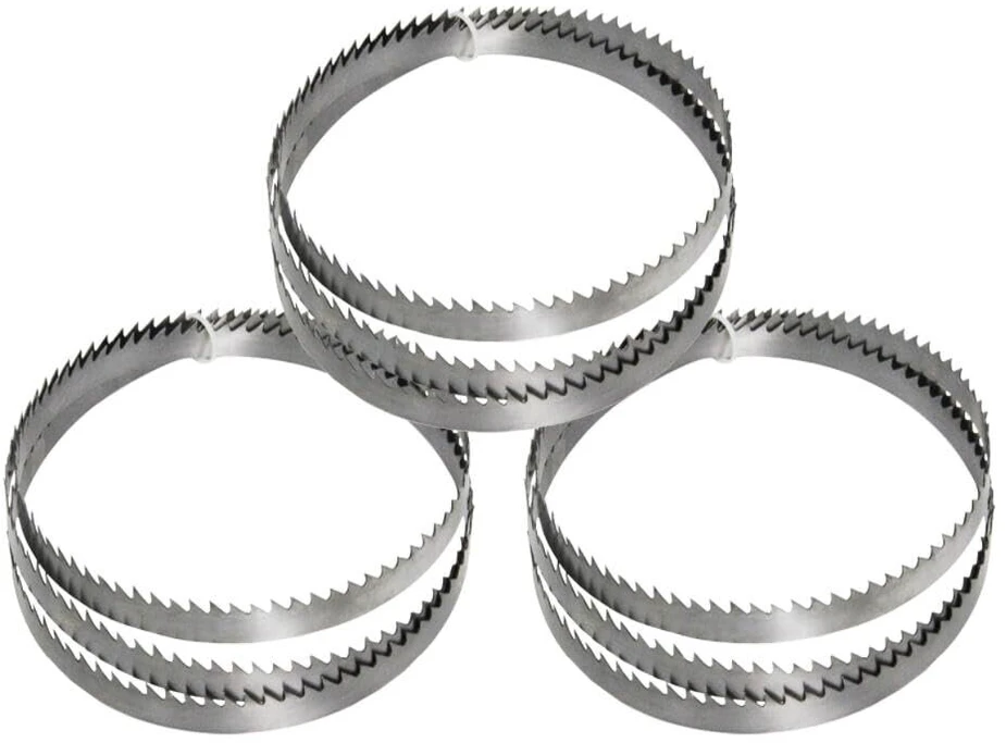 3 vnt. Juostinio pjūklo ašmenys 2240x13x0.5 mm, 6 Tpi