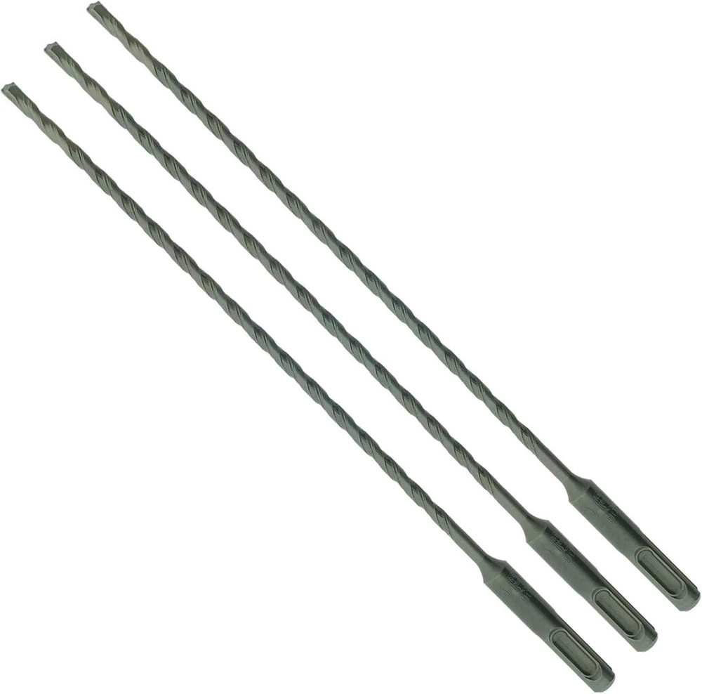 3 x Sabrecut Sdsc55_3 5.5mm x 260mm Pgm patvirtinti Sds Plus grąžtai akmeniui betonui plytoms