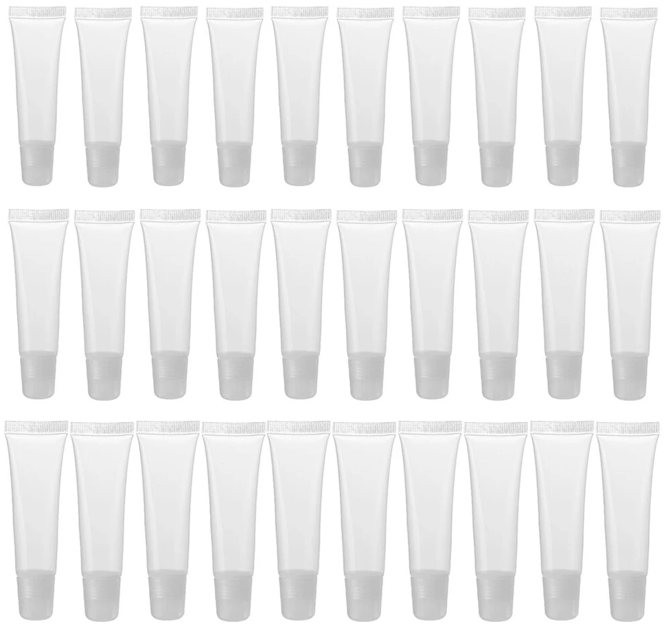 30 dalių kosmetikos pakavimo tūbelės, mini skaidrus pakavimo buteliukas, kelionės reikmenys, tinkamas šampūnui, odos priežiūros produktams, lūpų dažams