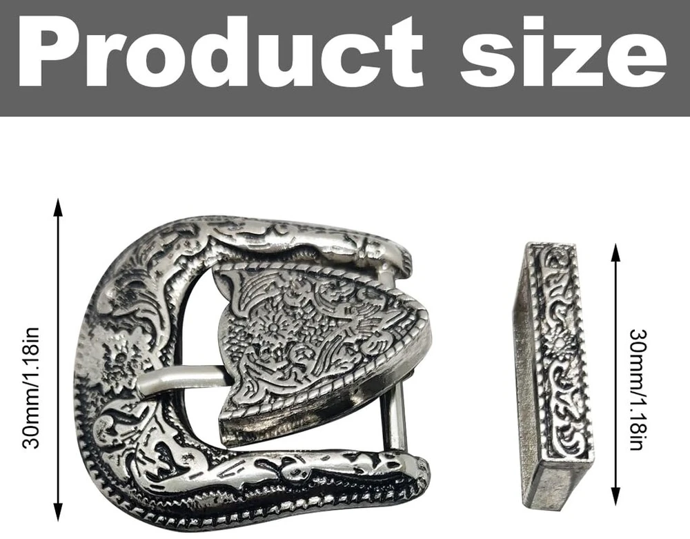30 mm diržo sagtis, vintažinio dizaino, vakarietiškos diržų sagtys, 2 vnt. pakuotė, keičiama sagtis, diržo sagtis, tvirta metalo lydinio sagtis
