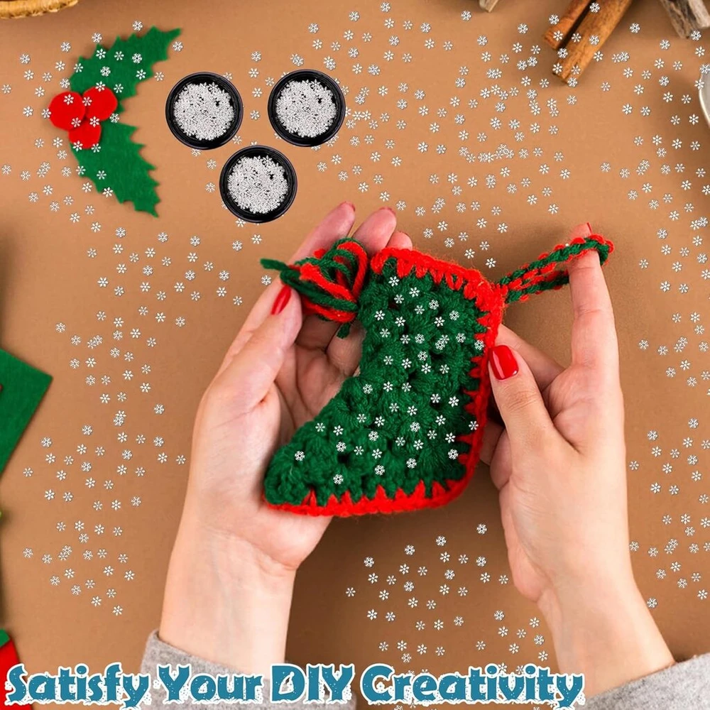 300 snaigių dekoracijų rinkinys, maža snaigė, maži snaigių pakabukai „pasidaryk pats“, mini snaigių ornamentai iš metalo rankdarbiams, mažos snaigės rankdarbiams