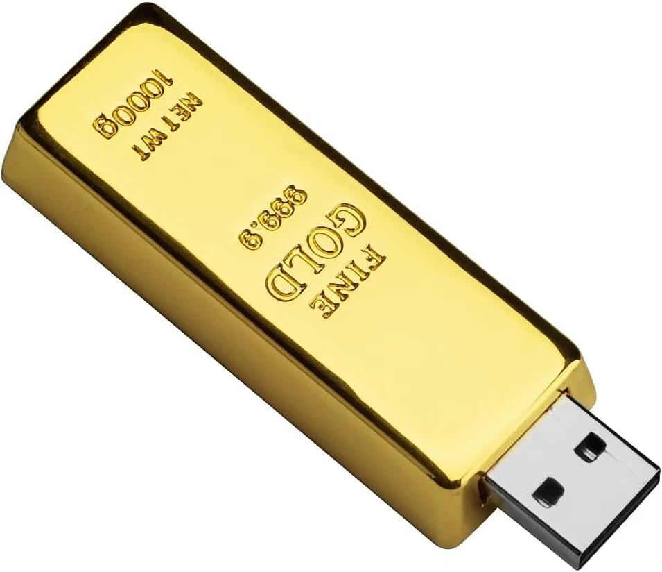 32 Gb Usb atmintinė "aukso strypas"