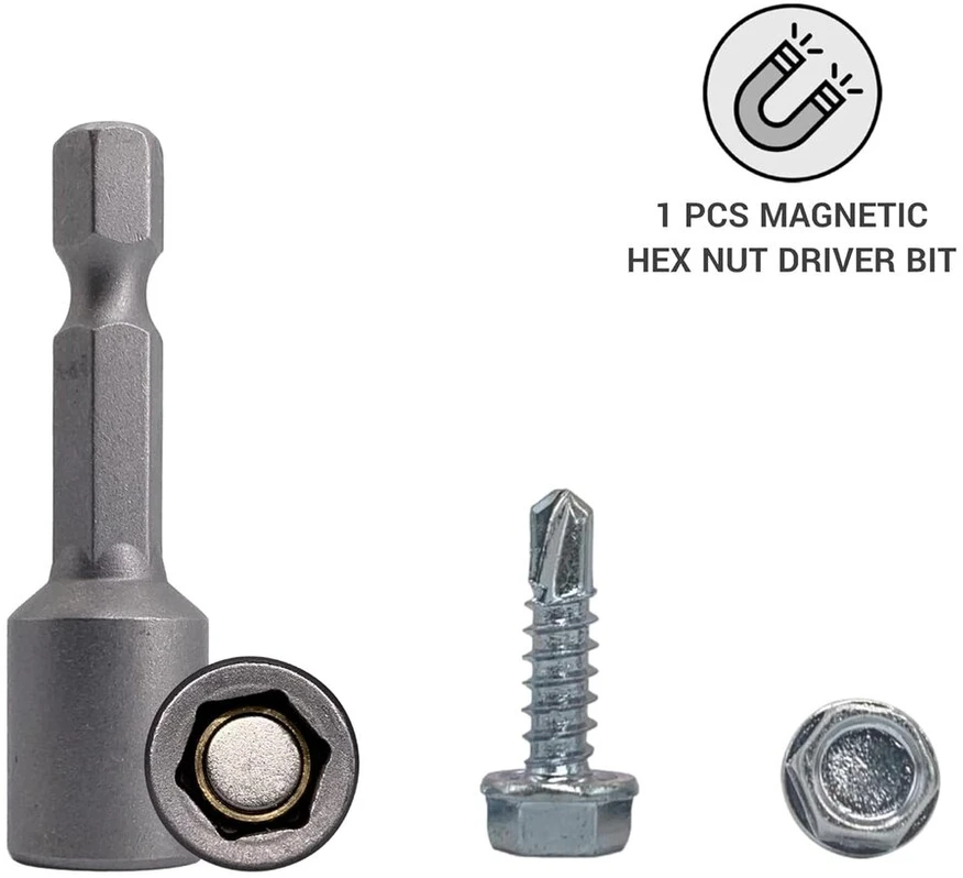 (350 vnt. pakuotė) Din 7504 K cinkuoto plieno 4.2 x 16 mm sraigtai, savaime gręžiantys sriegikliai su šešiabriaune galvute ir poveržle (350, 4.2 x 16 mm)