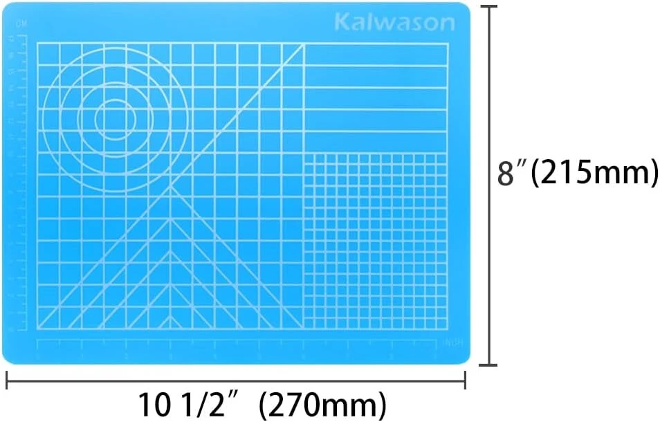 3d rašiklių silikoninis kilimėlis, 3d rašiklių priedas 27 x 21,5 cm permatomas mėlynas piešimo įrankis su pagrindiniais šablonais vaikams ir pradedantiesiems, dovanos vaikų dienai