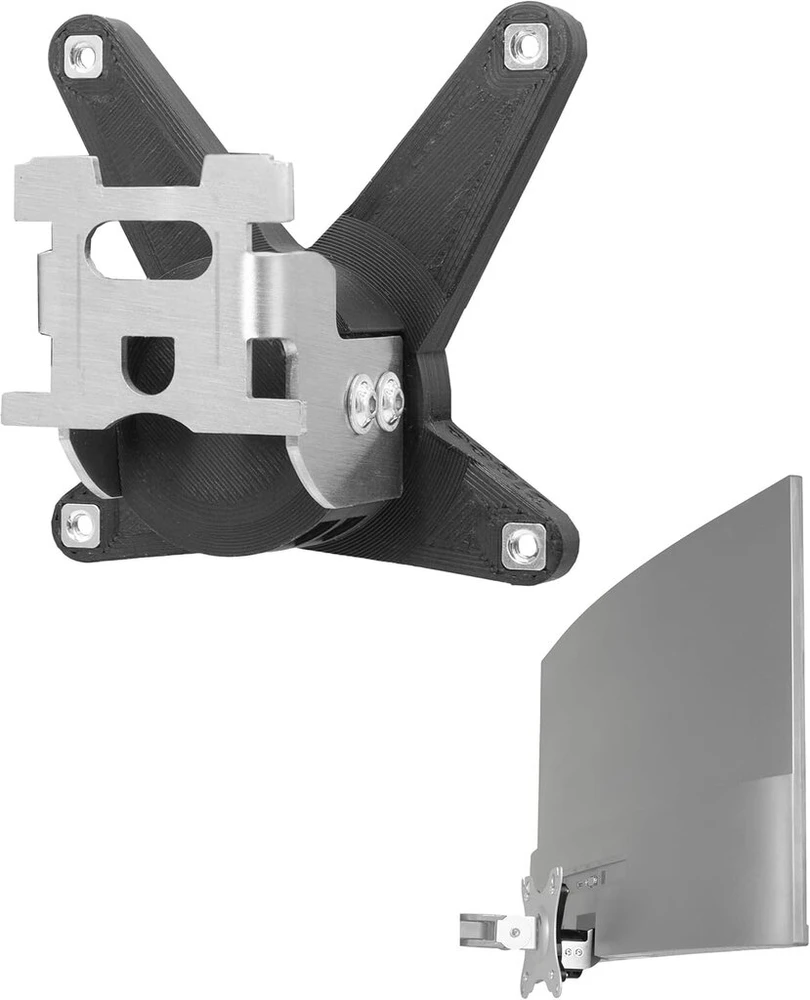 3idee Vesa adapteris, suderinamas su Koorui monitoriumi (24n5c) - Vesa laikiklis 75 x 75 mm - monitoriams be Vesa jungties - montavimui ant monitoriaus arba sieninio laikiklio