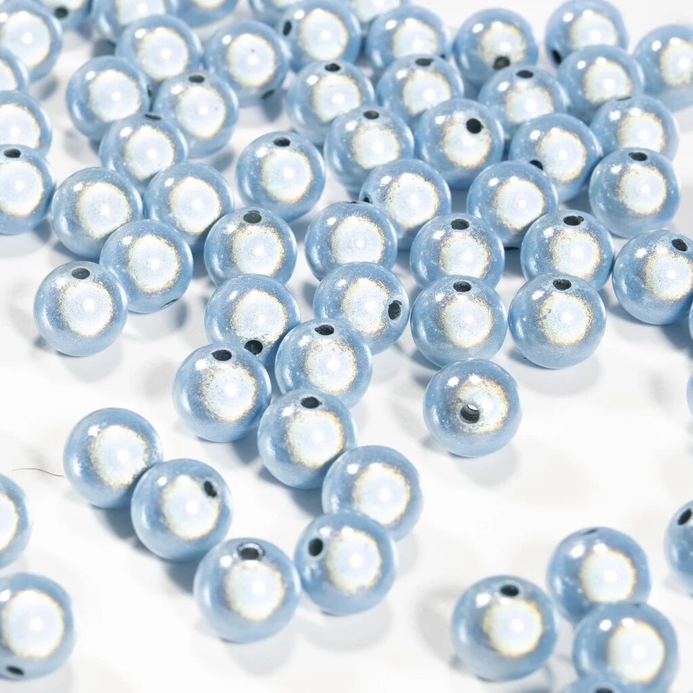 3M 90 vnt. 3d iliuzijos stebuklingų karoliukų rinkinys, 12 mm stebuklingi karoliukai, siuvinėjimui, akriliniai karoliukai papuošalų gamybai, gražūs apšvietime, „pasidaryk pats“ apyrankių ir vėrinių gamybai (violetiniai)