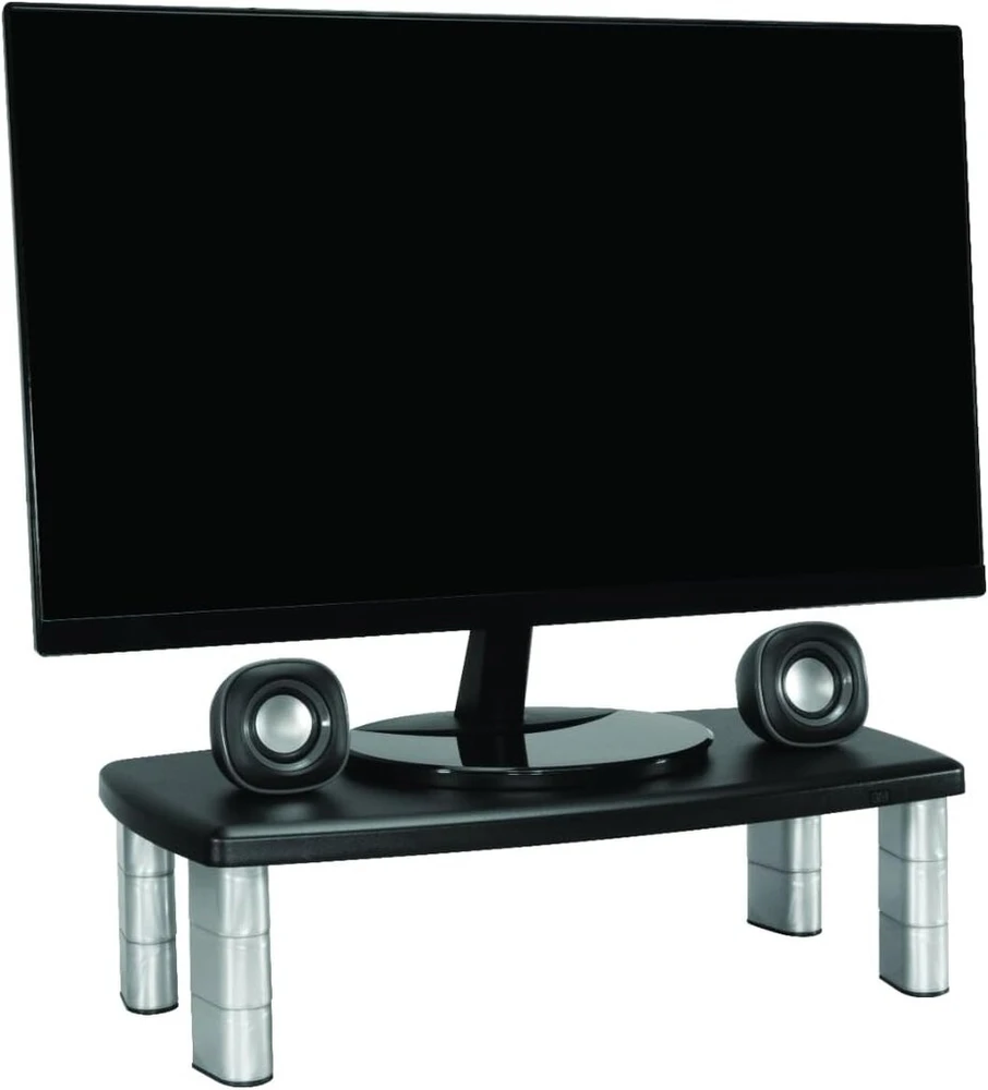 Laikiklis 3m reguliuojamas monitoriaus stovas, 50.8 x 30.48 x 14.9 cm - juodas/sidabrinis