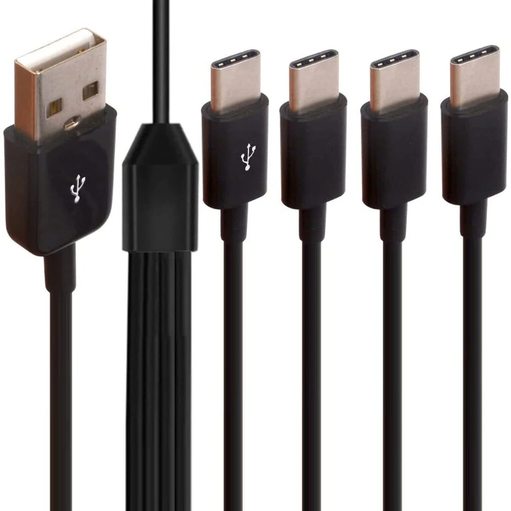 4-in-1 Usb-c įkrovimo ir duomenų kabelis (30cm)