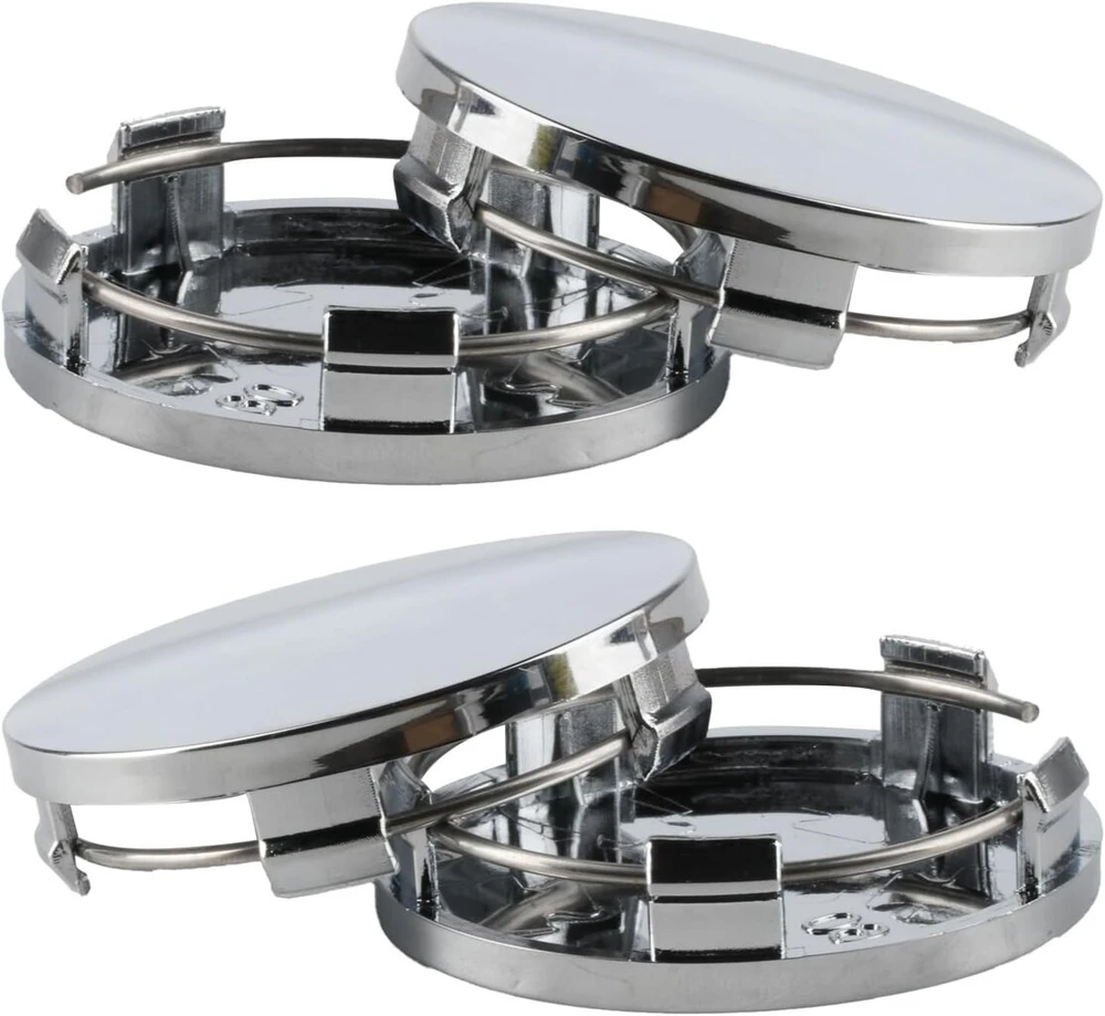 4 ratų stebulių gaubtelių rinkinys ratlankiams, stebulės gaubtelio id 56 mm od 60 mm, rato stebulės gaubtelis, automobilio stebulės dangtelis, universalūs abs stebulių gaubteliai automobilių priedams, rato stebulės dangtelis, sidabrinis