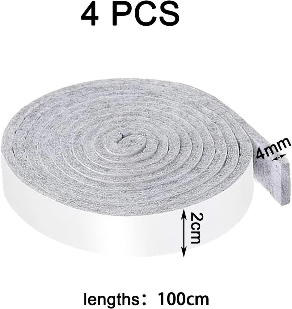 4 ritiniai 2 x 100 cm lipnaus veltinio baldams, galima karpyti bet kokią formą, veltinio pagalvėlės kėdėms su idealia lipnaus pagrindo stiprumu, 4 mm storio veltinio pagalvėlės kėdėms, kėdžių pagalvėlės, lipnus veltinis kėdėms
