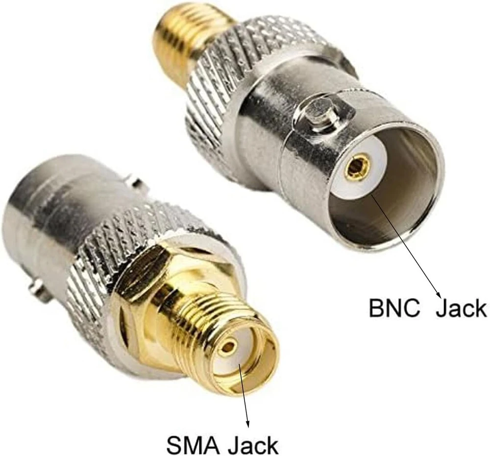 4 vnt. Sma į Bnc adapterių rinkinys: Bnc/sma jungtys