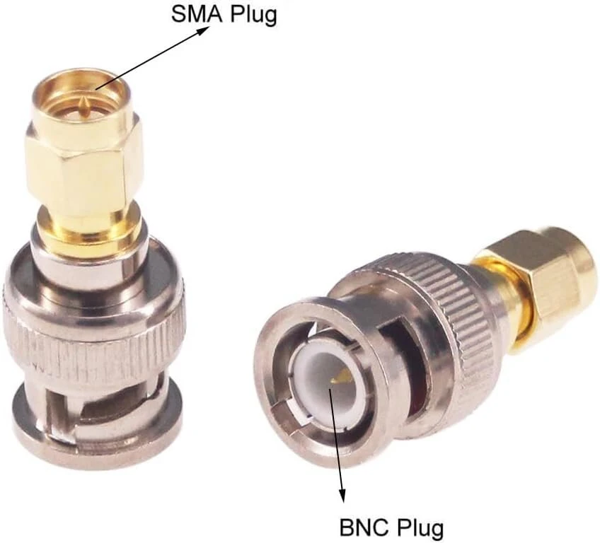 4 vnt. Sma į Bnc adapterių rinkinys: Bnc/sma jungtys