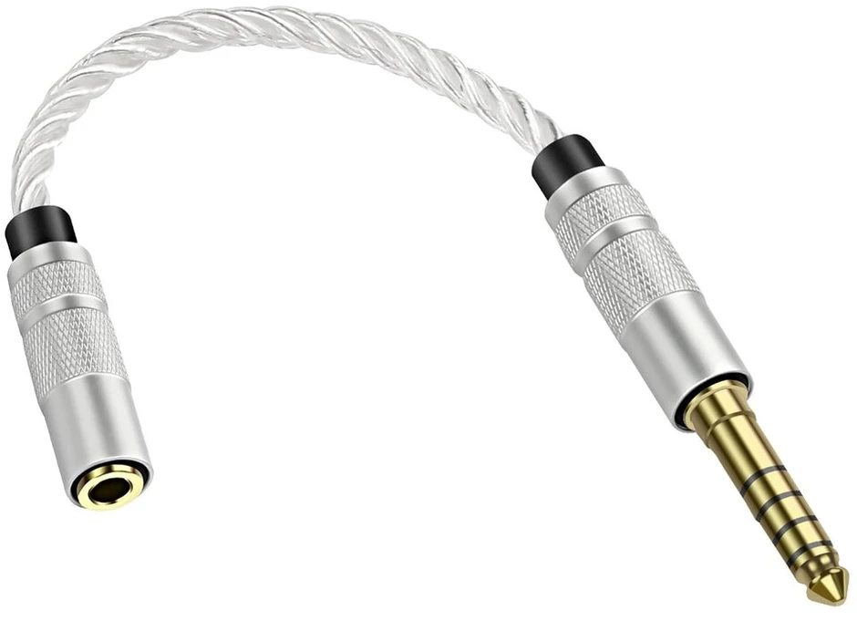 4.4mm į 3.5mm Stereo Audio Kabelis Vyras-moteris Ausinėms