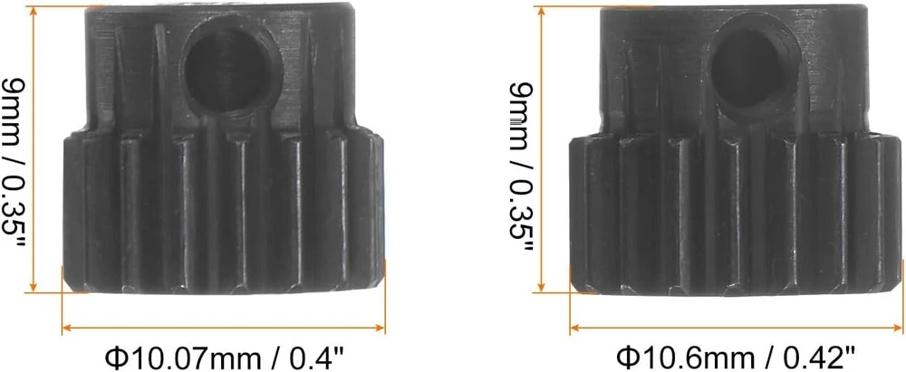 48p dantratis Rc automobiliams 17t 18t