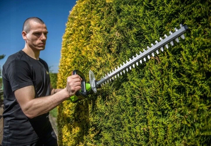 4garden akumuliatorinės gyvatvorių žirklės 51cm 20v 2.0ah