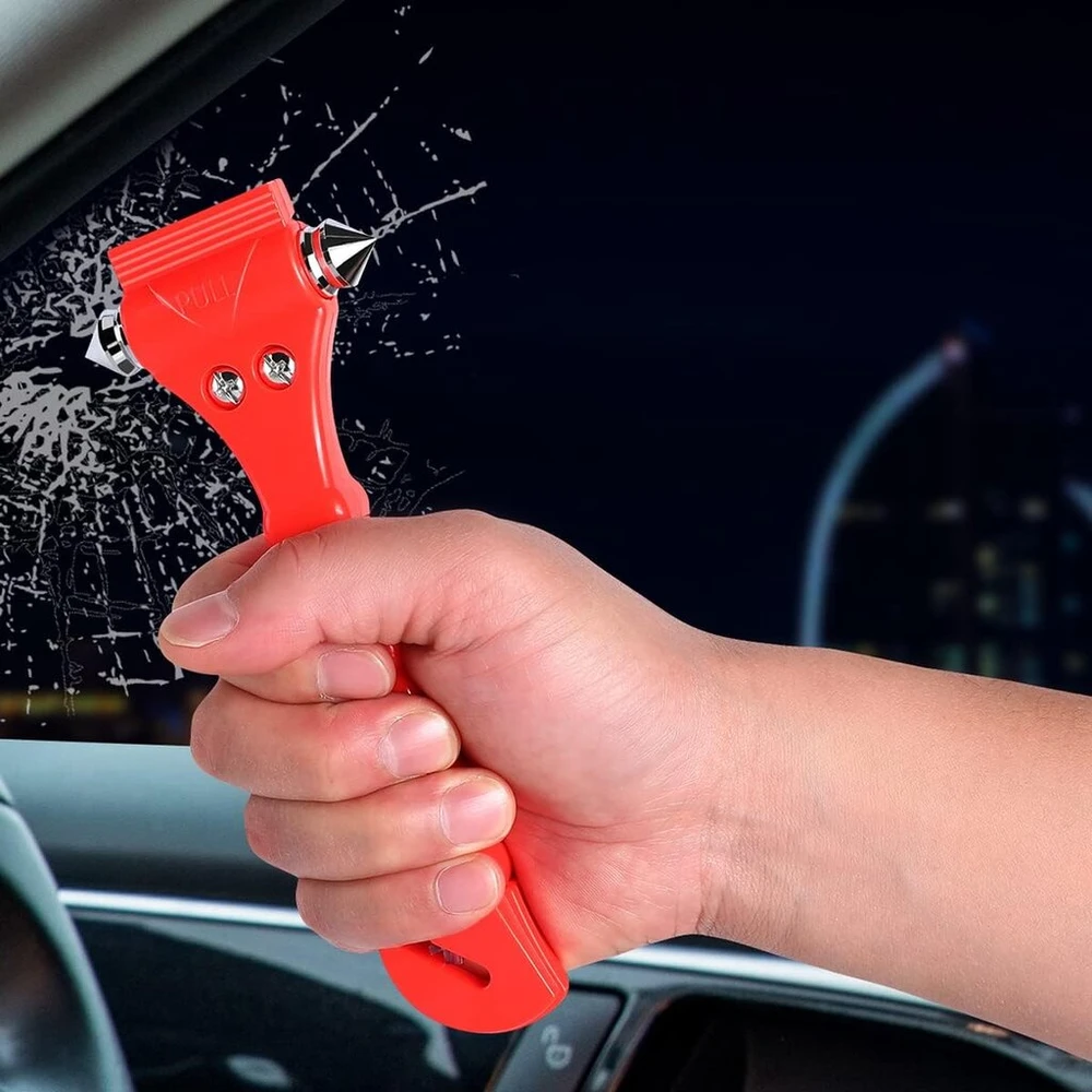 4vnt. Automobilio Avarinis Plaktukas su Diržo Pjaustytuvu