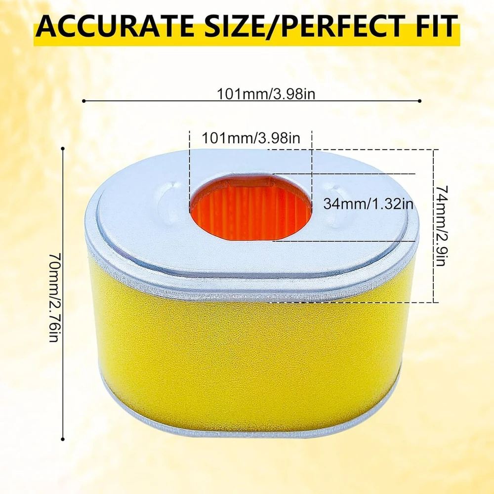 5 oro filtrų rinkinys, skirtas honda gx160 gx200 gx140 gx100 gx110 gx120, adefol oro filtras su išankstiniu filtru, profesionalios oem oro filtro atsarginės dalys, oro filtras tinka 5 ag, 5,5 ag, 6 ag varikliams