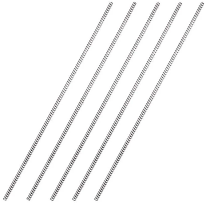 5 vnt. 304 nerūdijančio plieno strypai, 2x150 mm, universalūs