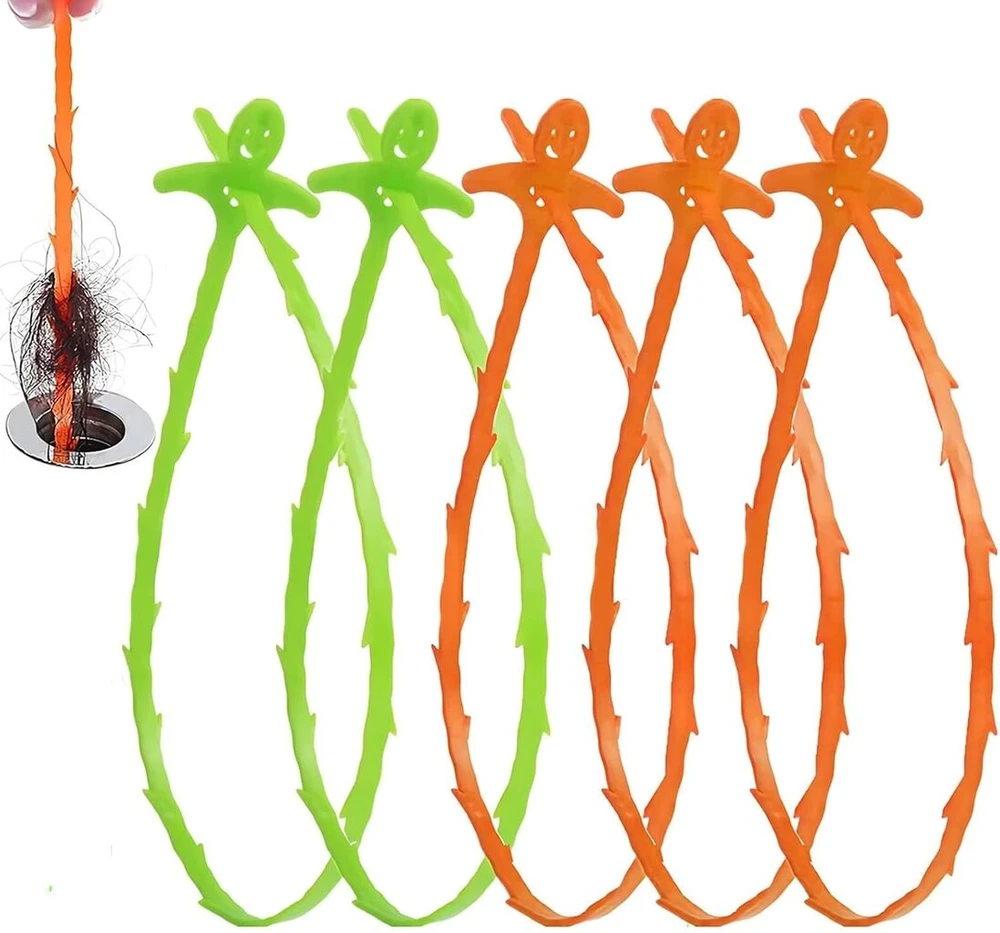 5 vnt. 51 cm kanalizacijos valymo spiralė, lanksti