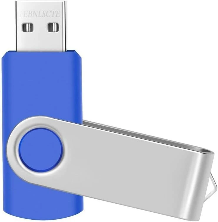 5 vnt. Usb 2.0 atmintinės, 2gb, su besisukančiu dizainu