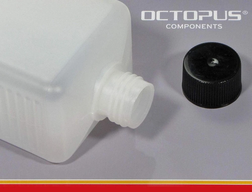 5 x 500 ml plastikinės butelių pakuotės su spalvotais dangteliais