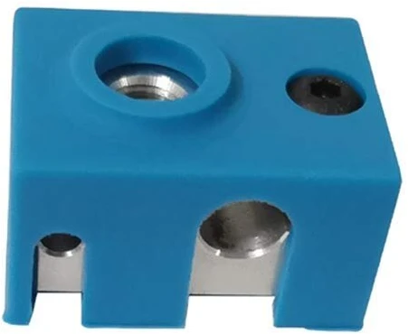 5 x didelio tikslumo 3d spausdintuvo šildytuvo bloko silikoninė termoizoliacinė silikoninė kojinė, skirta V6 Pt100 šildomam blokui Hotend ir Titan Aero ekstruderiui