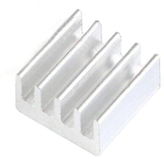 50 vnt. aliuminio radiatorius 8,8*8,8*5 mm, tinkamas cpu elektronikos lustų šilumos laidumo blokui, led radiatoriui ir kt.