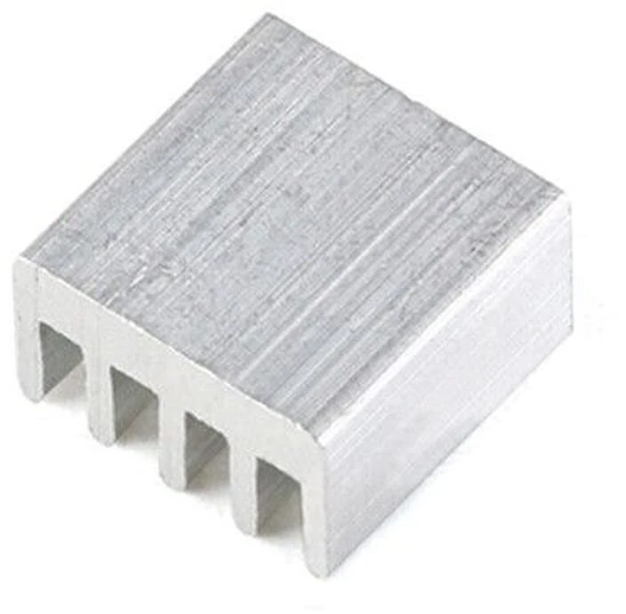 50 vnt. aliuminio radiatorius 8,8*8,8*5 mm, tinkamas cpu elektronikos lustų šilumos laidumo blokui, led radiatoriui ir kt.