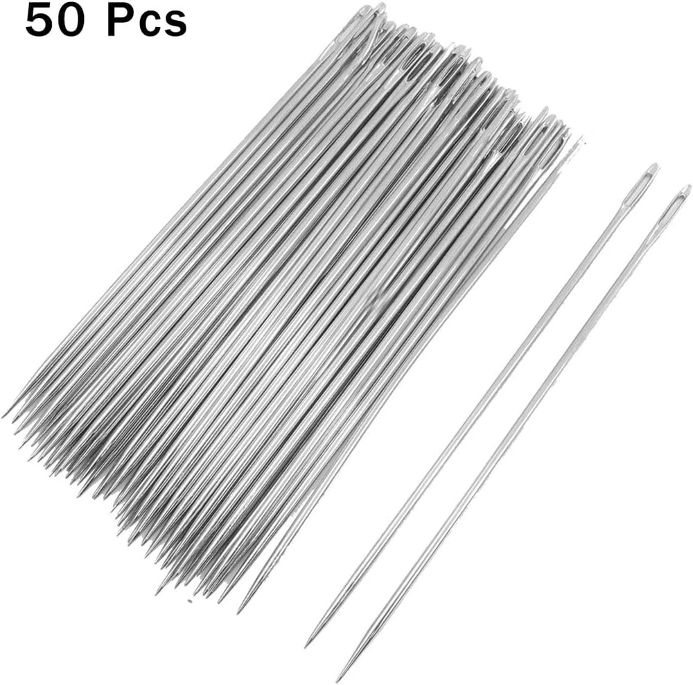 50 vnt. siuvimo adatų, 0.7mm, 10cm ilgio, siuvėjams