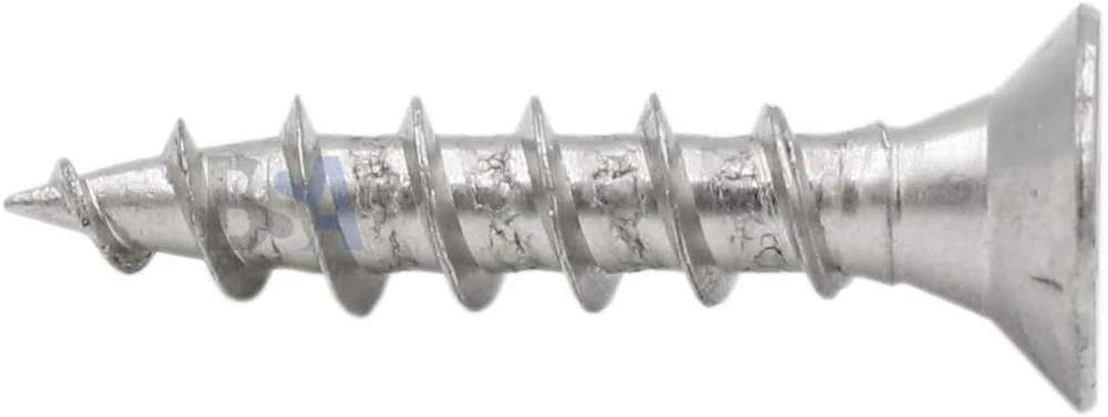500 varžtų 3 x 18 mm su pilnu sriegiu Irox plienas, nikeliuota galvutė, kryžminis Pozidriv Pzd įleidžiamas varžtas skirtas medžiui ir drožlių plokštei 3 x 18 drožlių plokštė