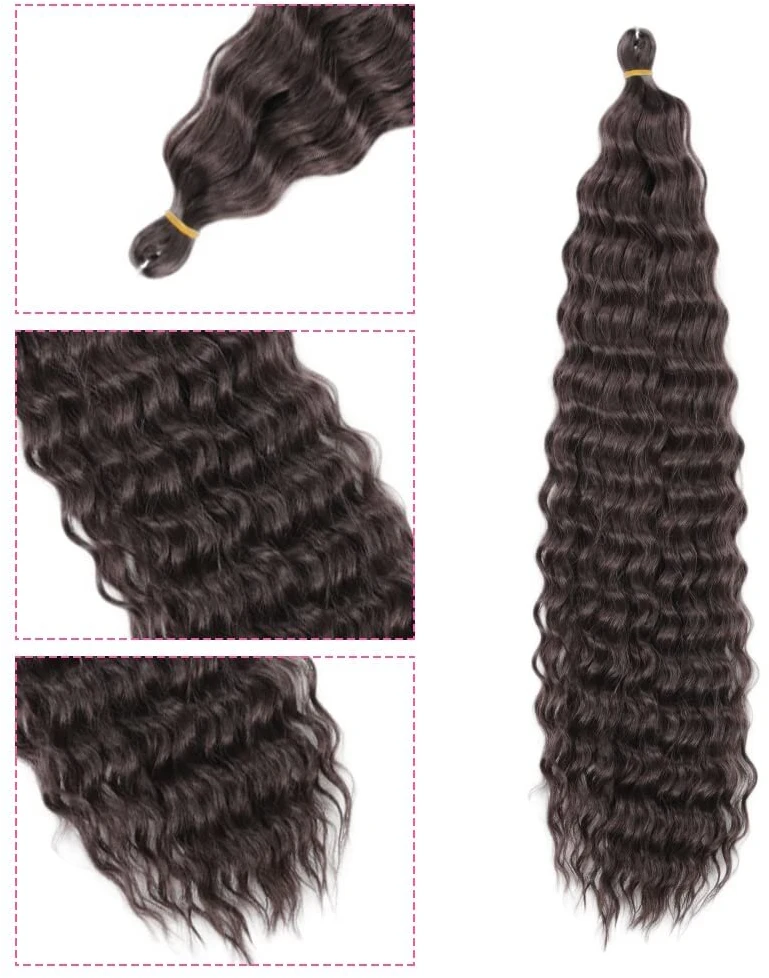 55.88 cm 3 pakuotės deep twist nėrimo plaukai ocean wave garbanoti bohemiški nėrimo plaukų pynimai deep wave plaukų sruogos sintetiniai plaukų priauginimai moterims mergaitėms