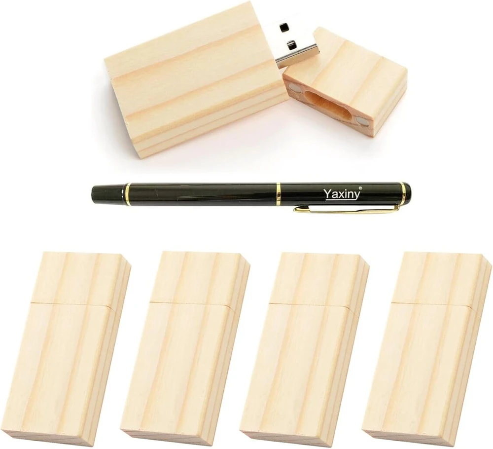5vnt. 8gb Usb 3.0 Medinės "flash" atmintinės