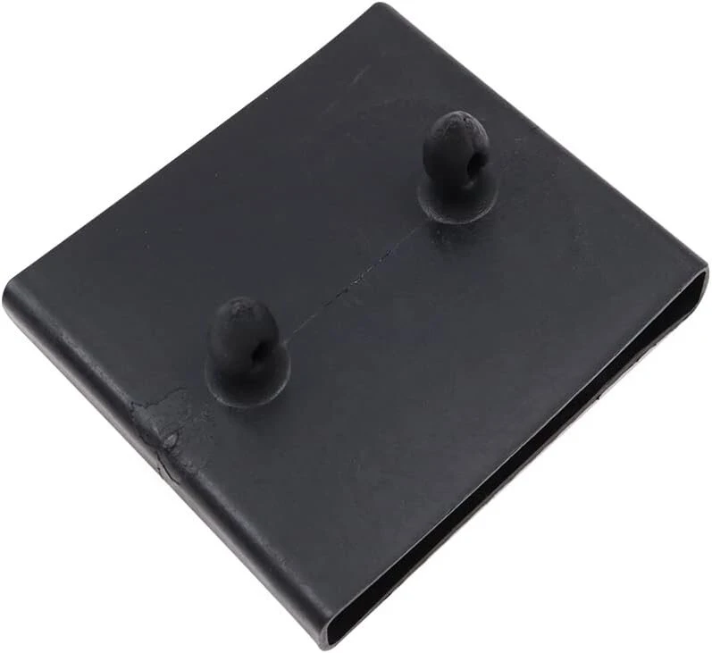 6 juodų plastikinių lentjuosčių laikiklių, skirtų pakeisti lentjuostes viengulėms dvigulėms lovoms, 65 mm x 9 mm
