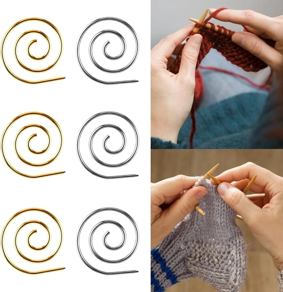 6 vnt. Mezgimo virbalų rinkinys: spiraliniai, raštų ir šaliko