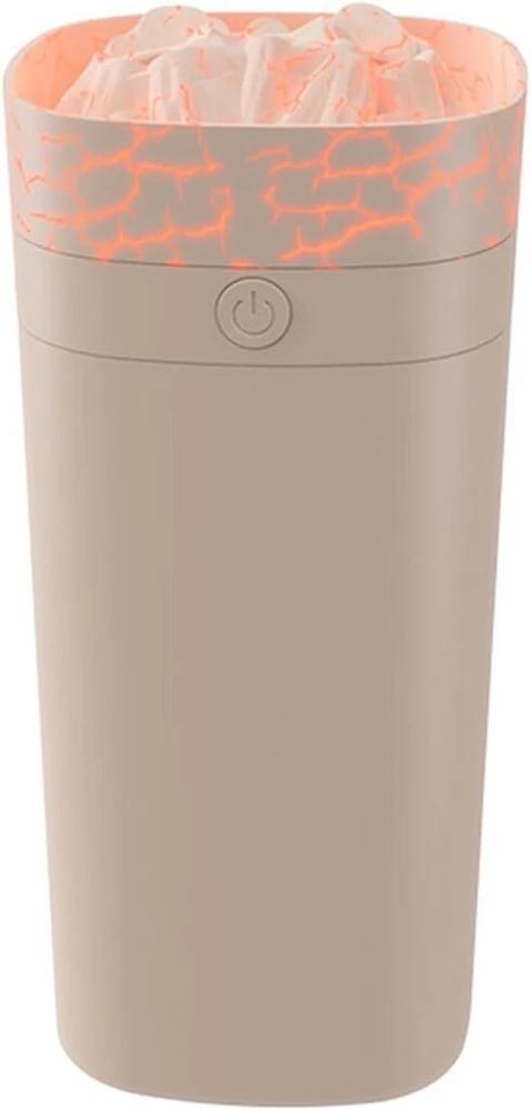 600 ml mini drėkintuvas miegamajam/vaikų kambariui/augalams, mini drėkintuvas su naktine lempute, 15 valandų veikimo laikas, 28 Db tylus oro drėkintuvas, type-c baterija, elektrinis kambario drėkintuvas