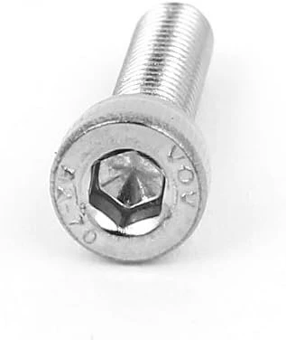 7 mm galvutės skersmens m4x18 mm įsukami varžtai su cilindrine galvute, šešiabriauniai raktai, 20 vnt.