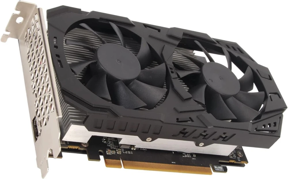 8 gb gddr5 vaizdo plokštė, dvigubas ventiliatorius 1244 mhz 7000 mhz 256 bitų žaidimų vaizdo plokštės, pci express 3.0 x16 4k vaizdo plokštė kompiuterio korpusui