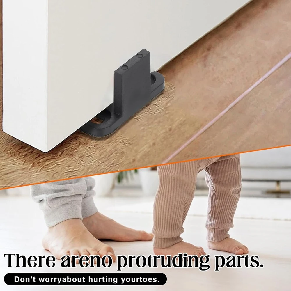 8 grindų kreiptuvų rinkinys klojinių durims, stumdomų durų furnitūra, reguliuojamas plastikinis grindų ritinėlio kreiptuvas spintelės durims, apėjimo durims, stumdomoms durims, spintelei